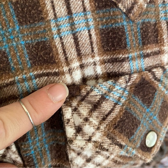 Vintage JC Penney Pearl Snap Flannel button up shirt. Size 15.5-33. Pockets! - Picture 15 of 15